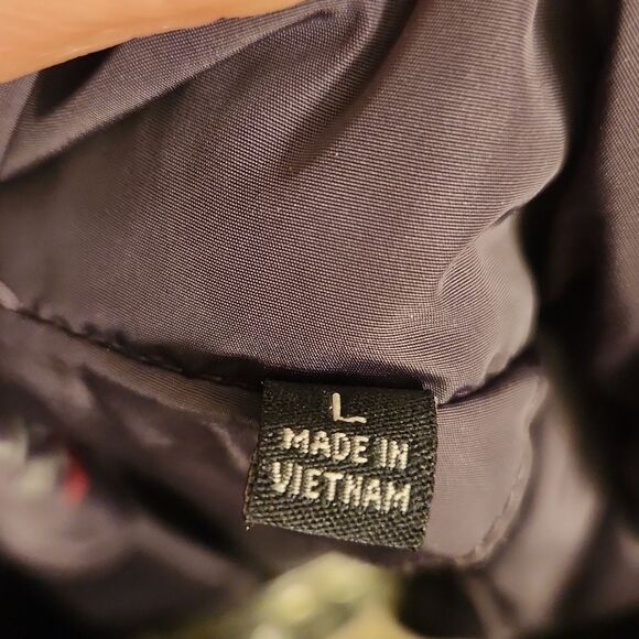 Tech by Tumi Women's Dark Gray Waterproof Jacket w/ Hood Size L - Picture 7 of 9